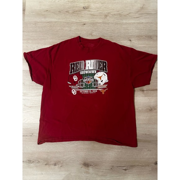 Oklahoma vs Texas Red River showdown 2019 Men’s Tshirt size XXL - Picture 1 of 4